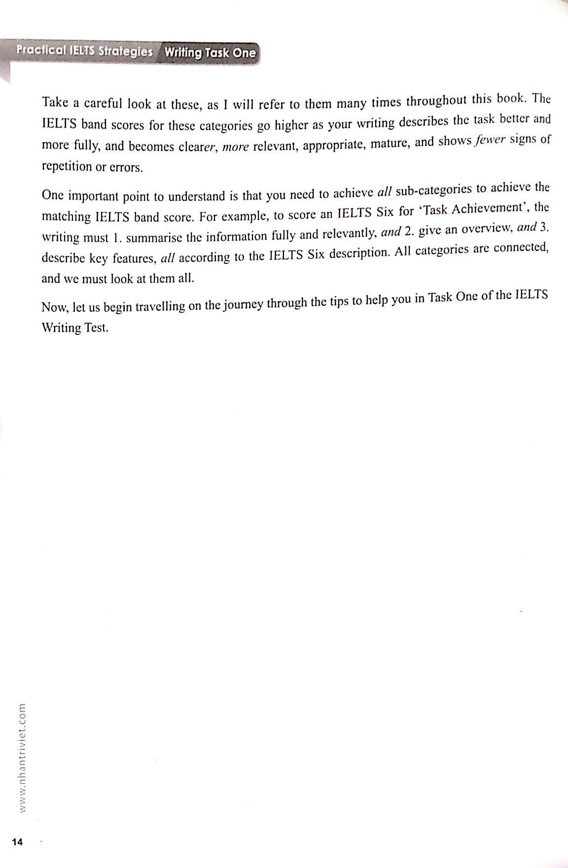 IELTS Writing Task One