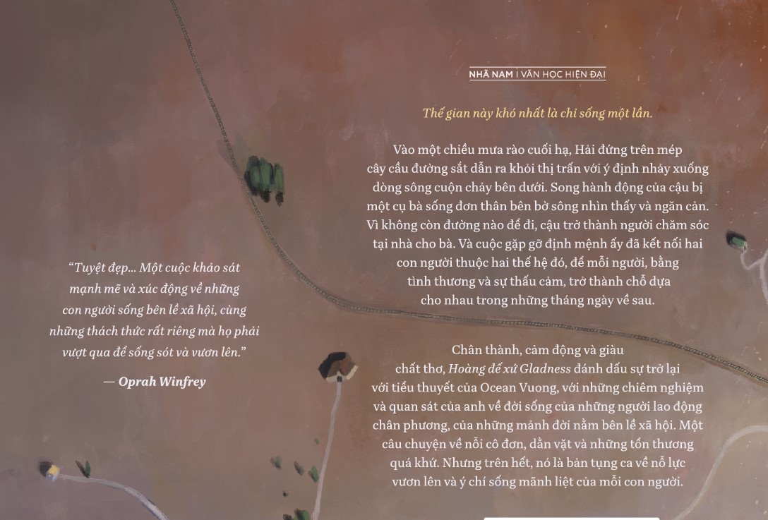 Sách - Hoàng đế xứ Gladness (Ocean Vuong) (Nhã Nam Official)
