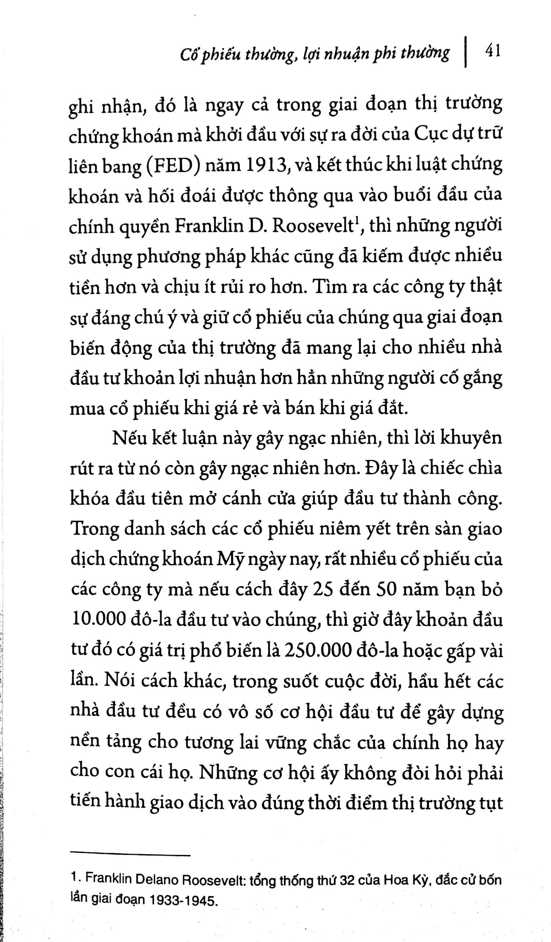 Cổ Phiếu Thường, Lợi Nhuận Phi Thường (Tái Bản)