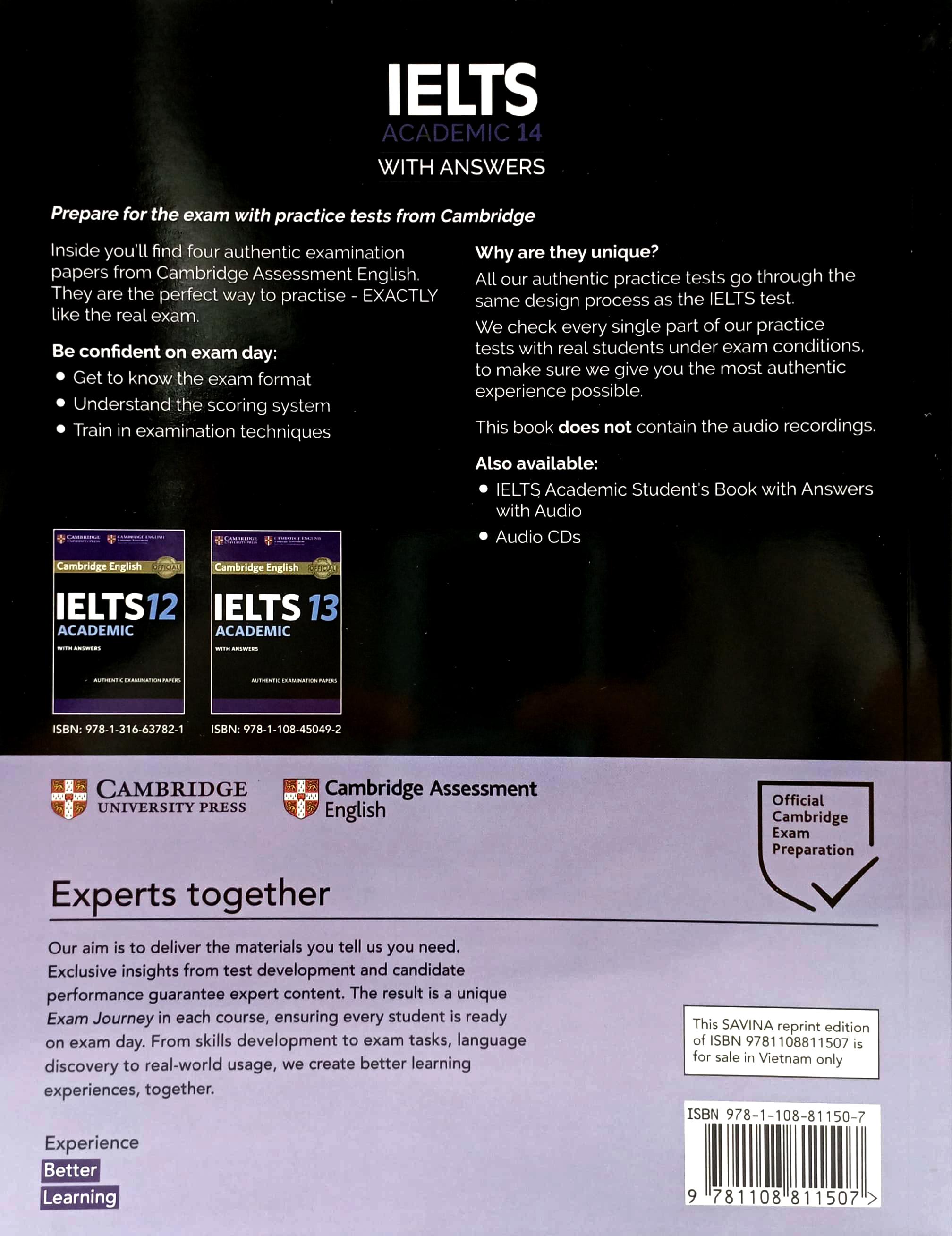 Cambridge Ielts 14 Academic With Answers (Savina)