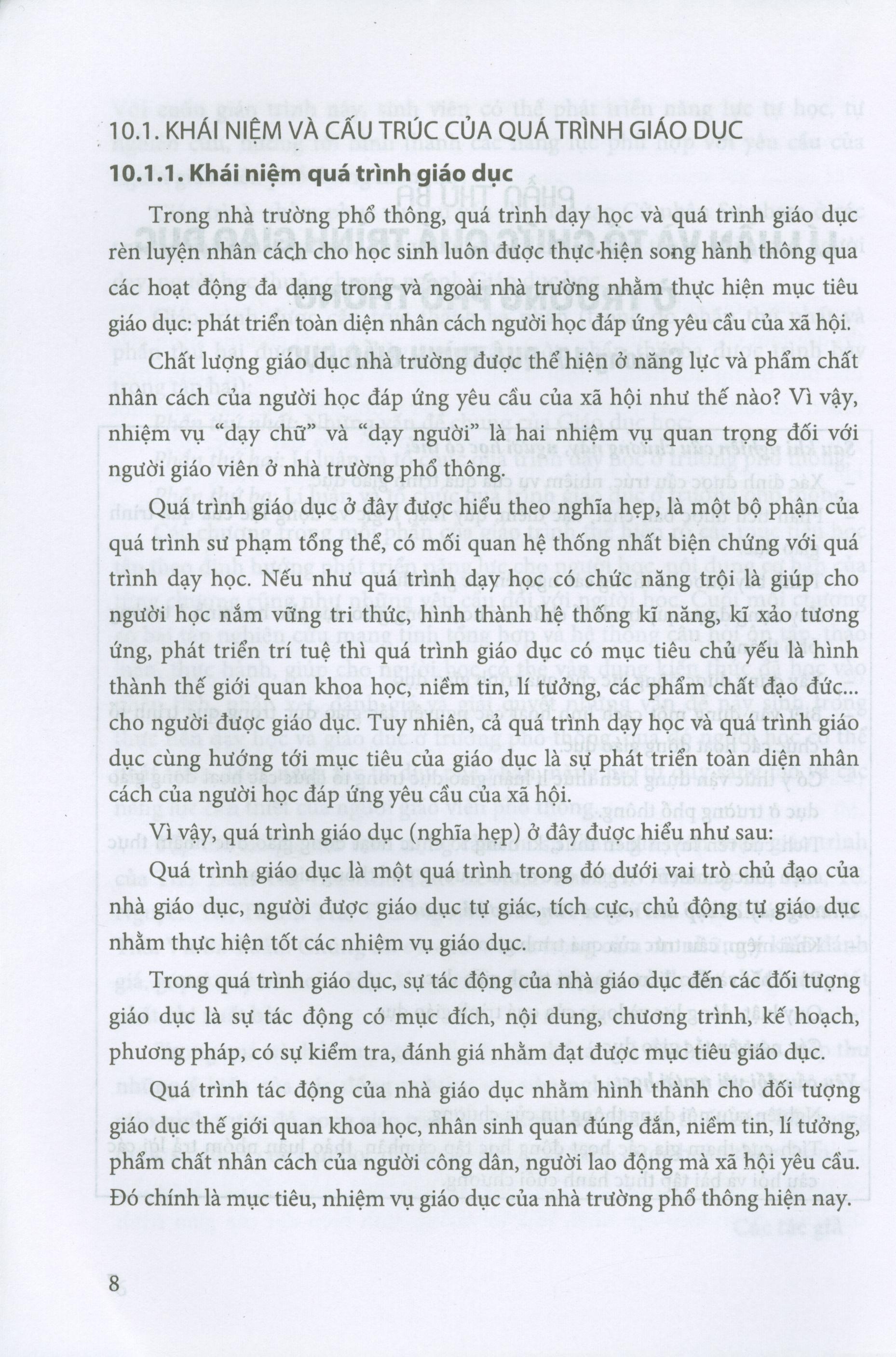 Giáo Trình Giáo Dục Học - Tập 2