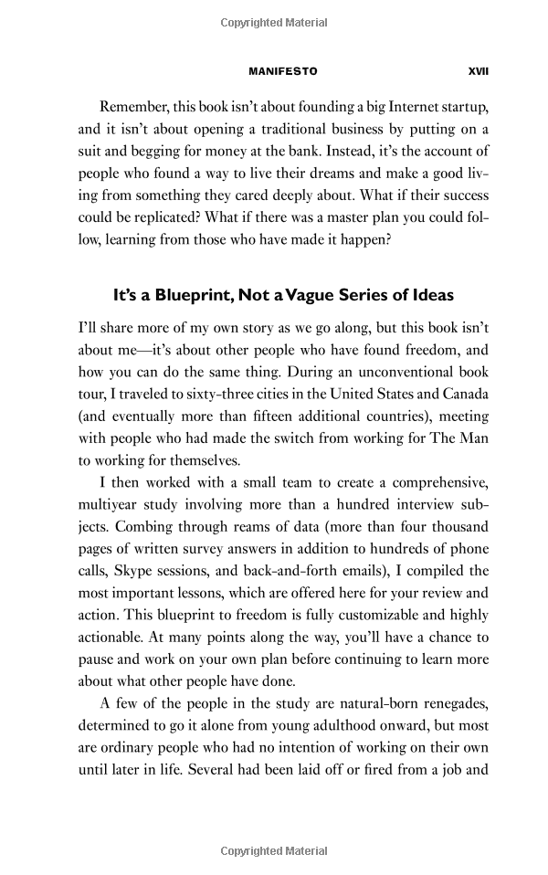 The $100 Startup : Fire Your Boss, Do What You Love and Work Better To Live More
