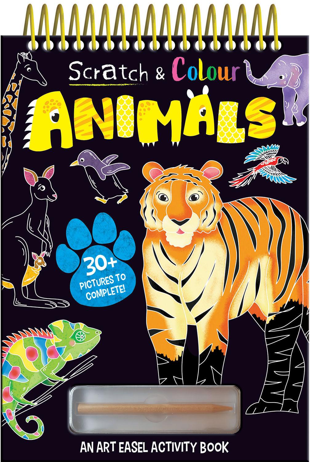 Scratch & Colour Animals