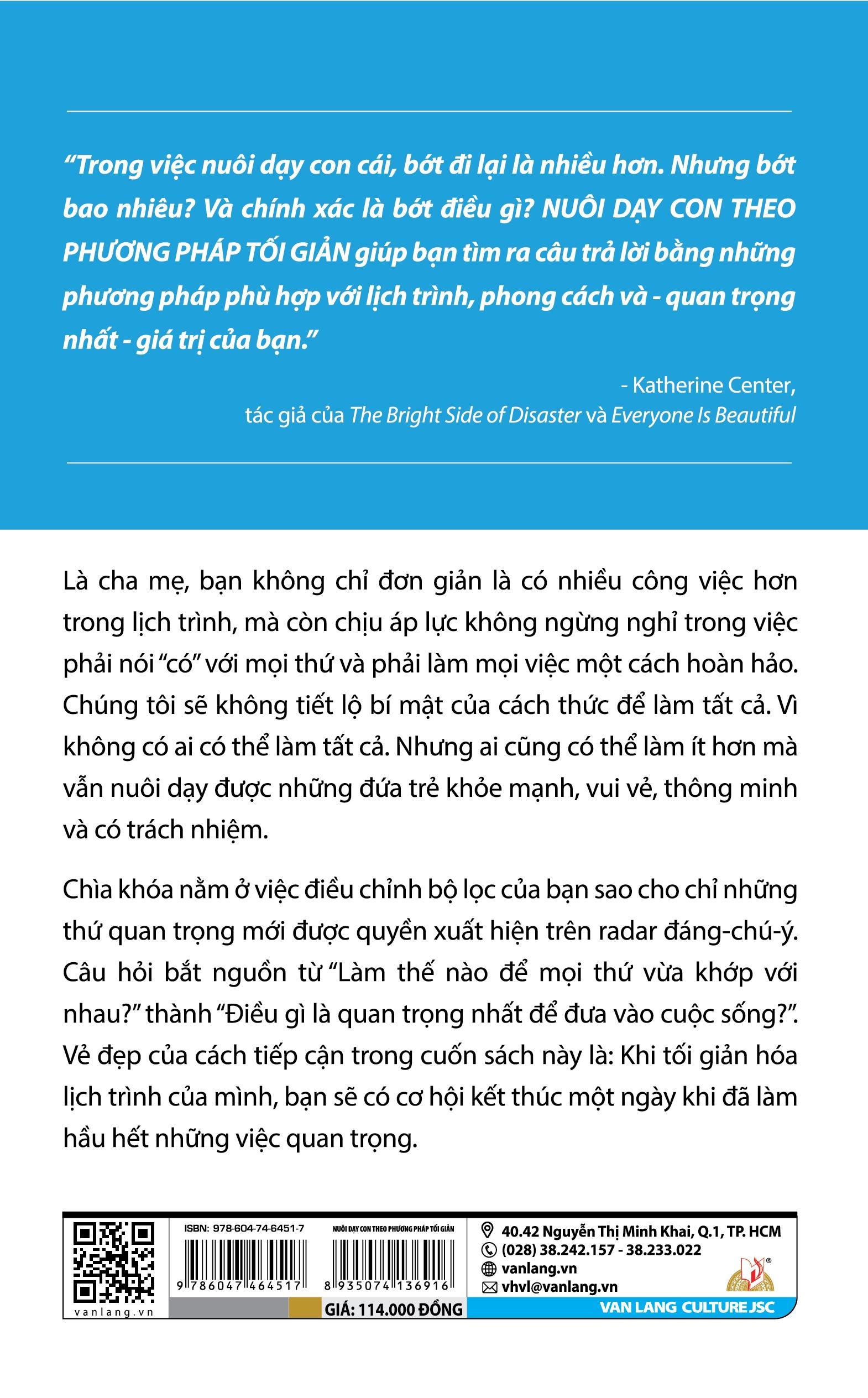 Nuôi Dạy Con Theo Phương Pháp Tối Giản
