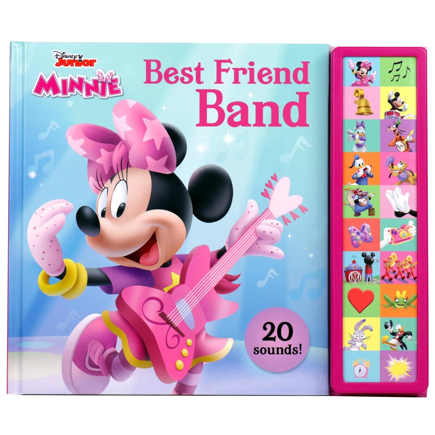 Sách ngoại văn: Disney Junior Minnie Mouse - Best Friend Band (20 Button Sound Book)