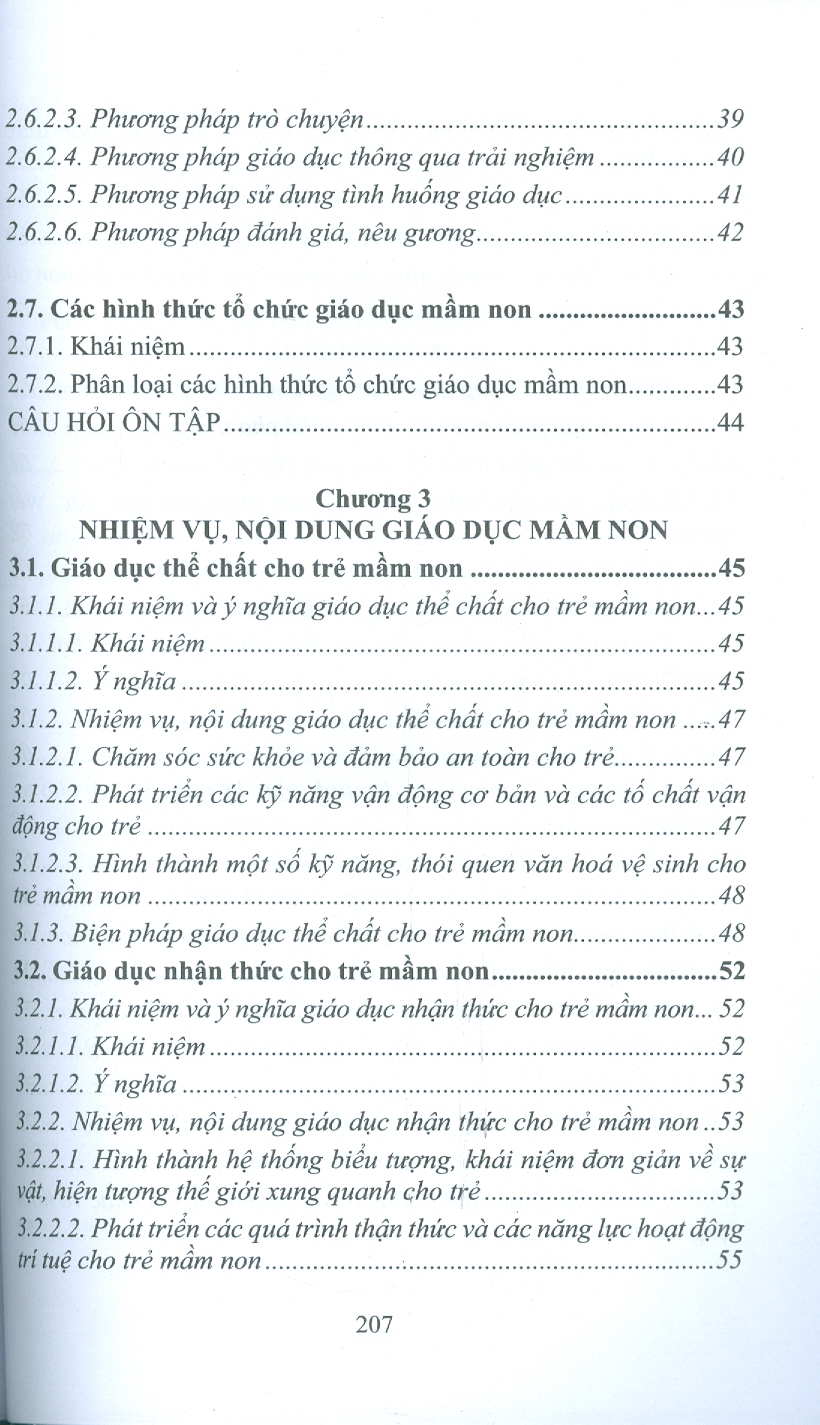 Giáo Trình Giáo Dục Học Mầm Non