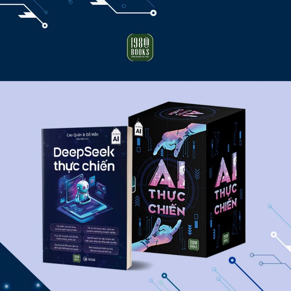 BOXSET AI Thực Chiến (Combo 6 cuốn sách hot về AI)