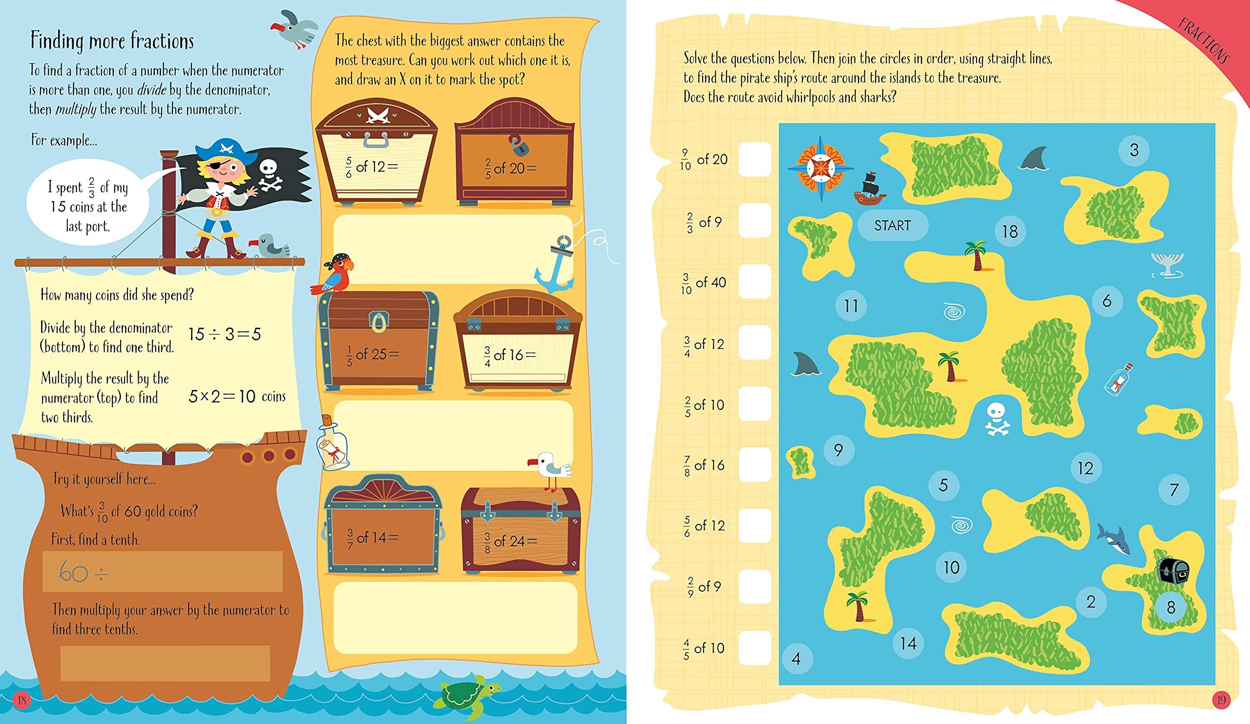 Fractions And Decimals Activity Book