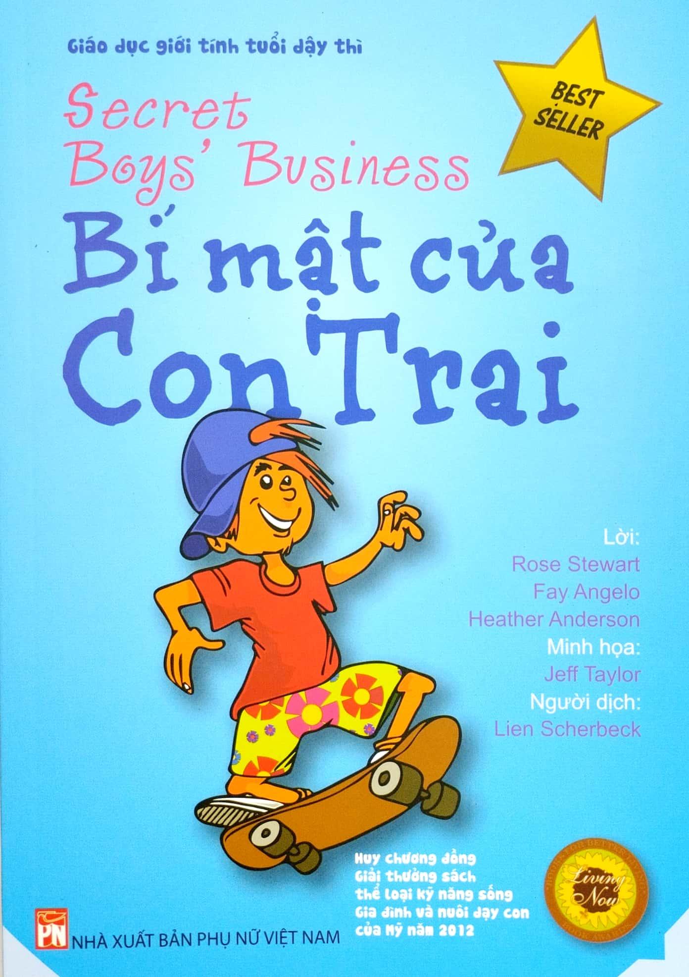 Giáo Dục Giới Tính Tuổi Dậy Thì - Bí Mật Của Con Trai (Tái Bản 2022)