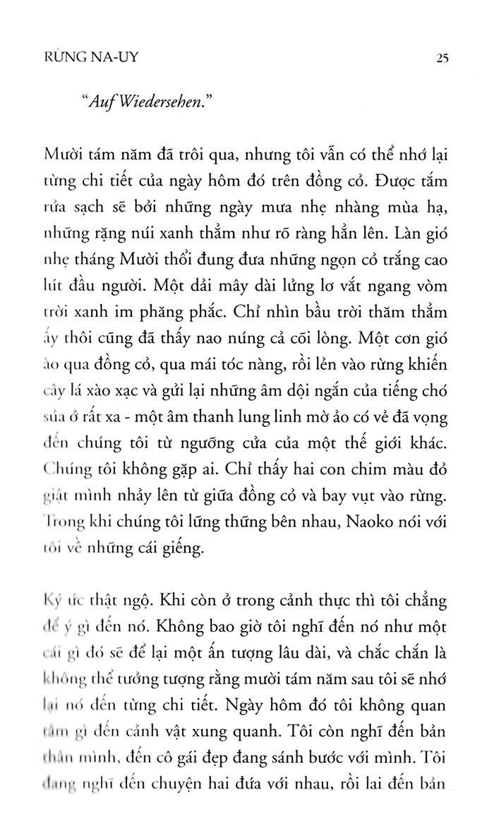 Rừng Nauy (Tái Bản)