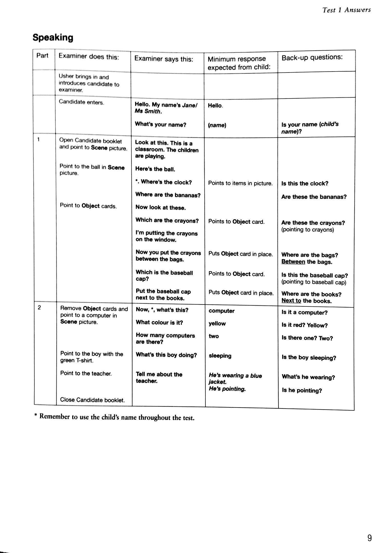 Cambridge English Young Learners 2 for Revised Exam from 2018 Starters Answer Booklet: Authentic Examination Papers