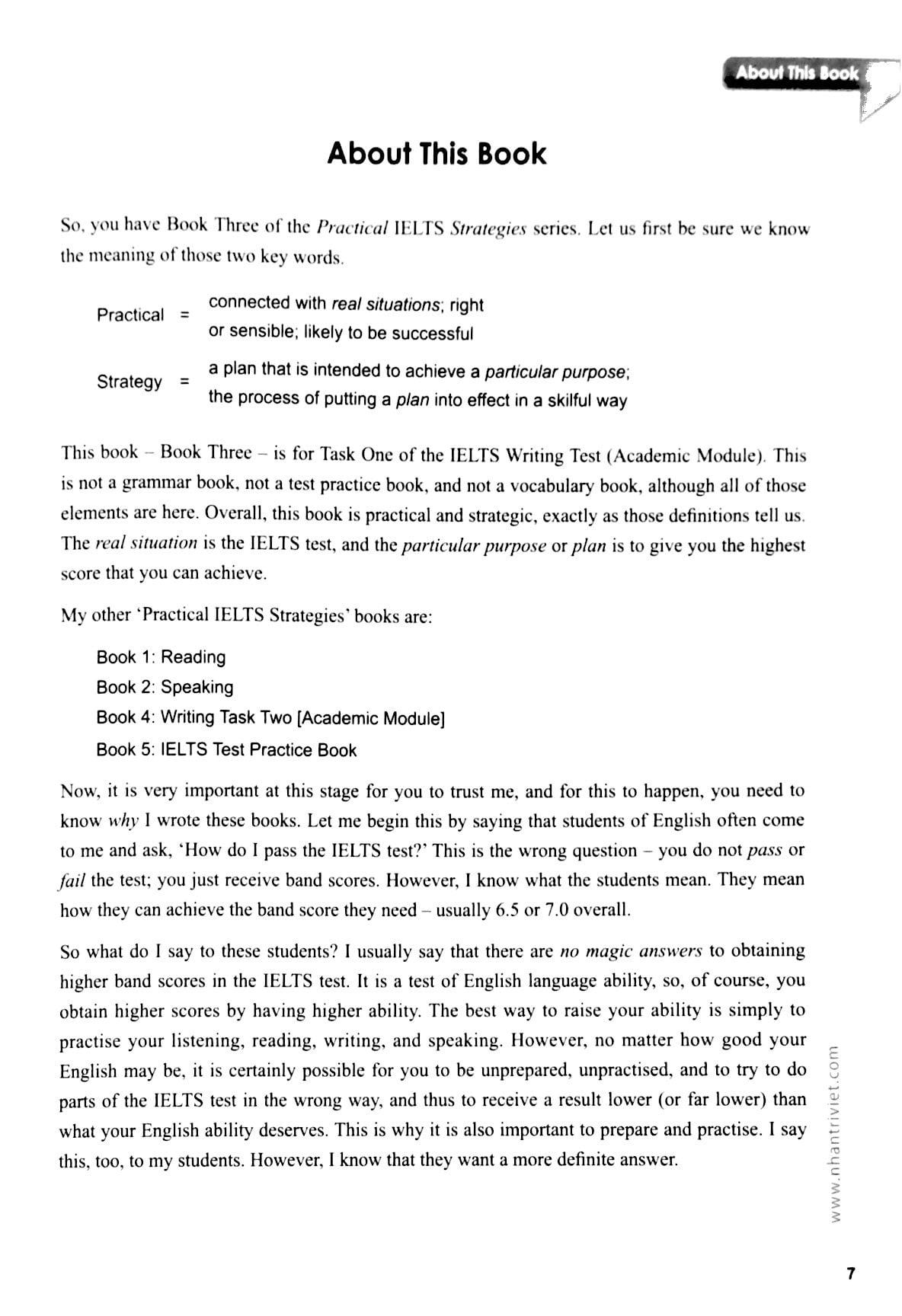 IELTS Writing Task One