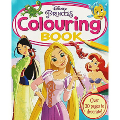 Sách tô màu cho bé - Princess Colouring Book