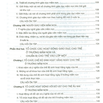 Giáo Trình Giáo Dục Học Mầm Non