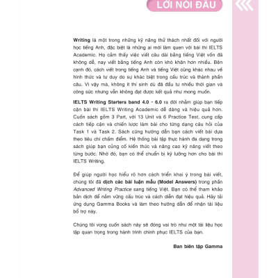 Sách - IELTS Writing Starter - Band 4.0-6.0