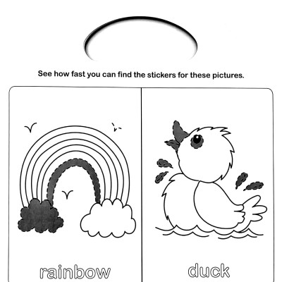 Early Learning First Words - Sticker Activity