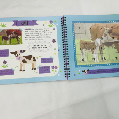 Little Wonders Sticker By Number - Baby Animals