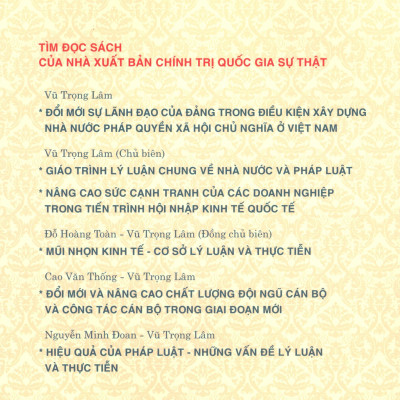 Giáo Trình Luật Hiến Pháp Việt Nam