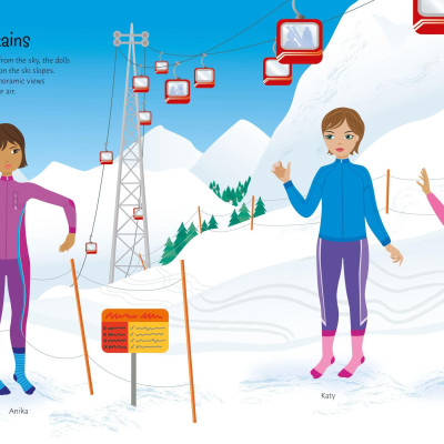 Sticker Dolly Dressing Winter Wonderland