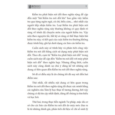 Sách -Tâm lý học tội phạm - Nghệ thuật phát hiện lời nói dối Bizbooks