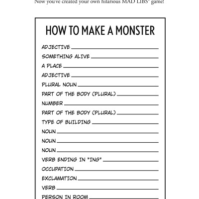 Happy Howl-o-ween Mad Libs: World