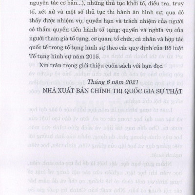 Tài Liệu Hướng Dẫn Môn Học Luật Tố Tụng Hình Sự Việt Nam
