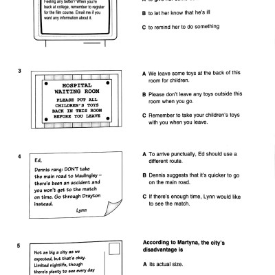 Cambridge Preliminary English Test 4 Student