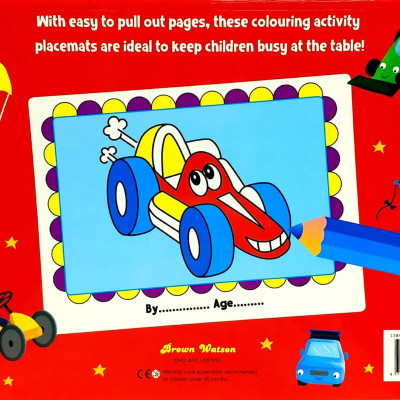 I Love To Colour My Placemat: Things That Go