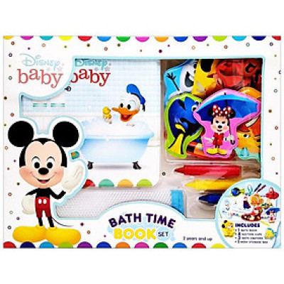 Disney Baby Bath Time Deluxe Book Set