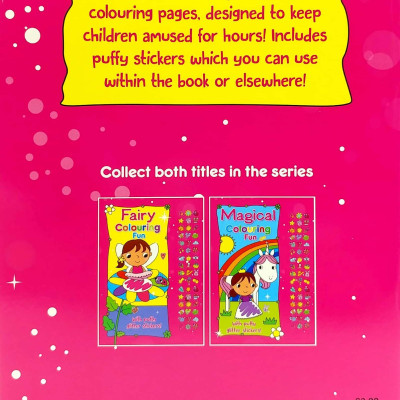 Fairy Colouring Fun With Puffy Glitter Stickers