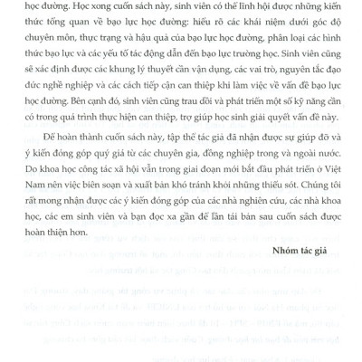 Công Tác Xã Hội Với Vấn Đề Bạo Lực Học Đường