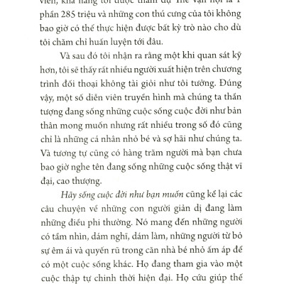 Hãy Sống Cuộc Đời Như Bạn Muốn_AL