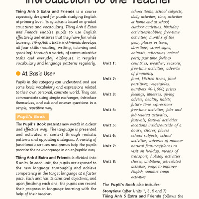 Tiếng Anh 5 Extra and Friends - Teacher