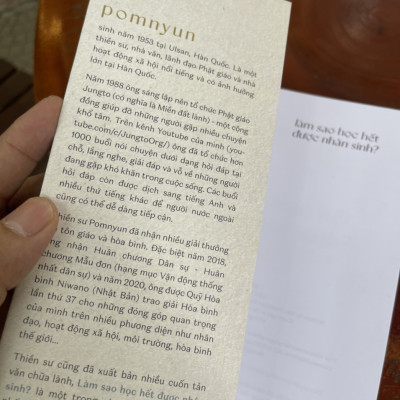 LÀM SAO HỌC HẾT ĐƯỢC NHÂN SINH? – pomnyun – Nhã Nam