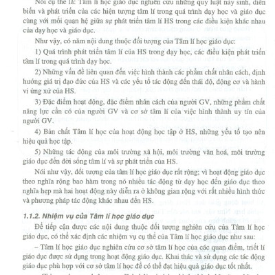 Giáo Trình Tâm Lí Học Giáo Dục