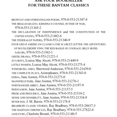 Peter Pan (Bantam Classic)