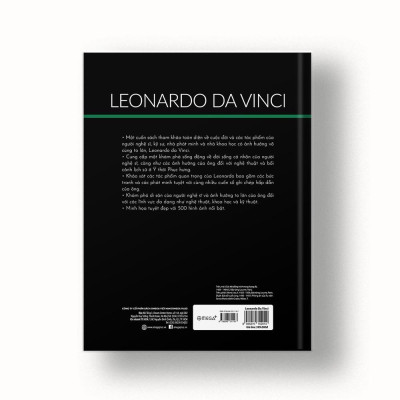 Sách LEONARDO DA VINCI: Cuộc đời và tác phẩm qua 500 hình ảnh - Alphabooks - BẢN QUYỀN
