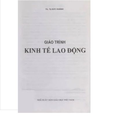 Giáo trình Kinh tế lao động
