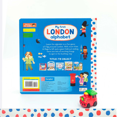 My First London Alphabet - SÁCH TƯƠNG TÁC LẬT MỞ HỌC BẢNG CHỮ CÁI
