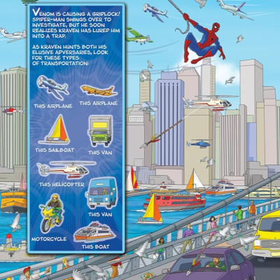 Sách ngoại văn: 3D Look And Find - Spiderman