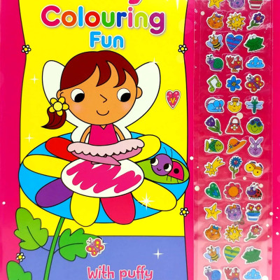 Fairy Colouring Fun With Puffy Glitter Stickers