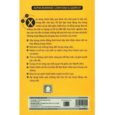Sách - Xây Dựng Nhóm Hiệu Quả Dành Cho Nhà Quản Lý Bận Rộn - Alphabooks