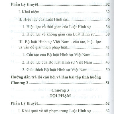 Hướng Dẫn Môn Học LUẬT HÌNH SỰ - Tập 1: Phần Chung