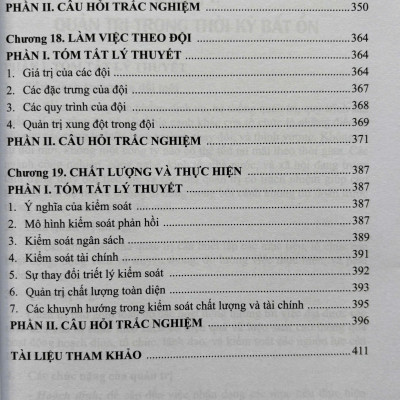 Quản Trị Học - Tóm Tắt Lý Thuyết Và Câu Hỏi Trắc Nghiệm