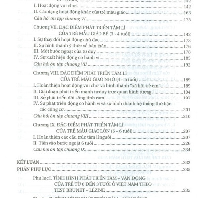 Tâm Lí Học Trẻ Em Lứa Tuổi Mầm Non