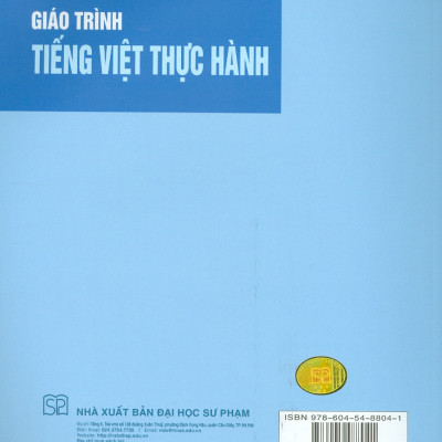 Giáo Trình Tiếng Việt Thực Hành (ĐHSP)