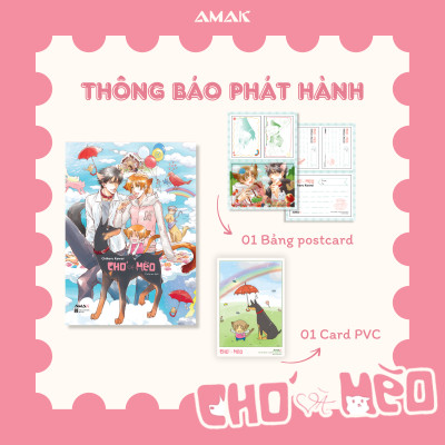 Sách - Chó Và Mèo - Tặng Kèm Card PVC + Bảng Postcard Hai Mặt