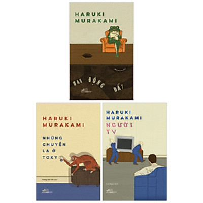 Combo Sách Truyện Ngắn Của Tác Giả Haruki Murakami - Sau Động Đất + Những Chuyện Lạ Ở Tokyo + Người TV (Bộ 3 Cuốn)