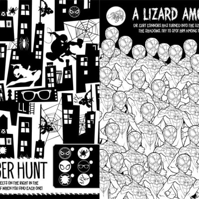 Marvel Spider-Man: Search & Find Colouring