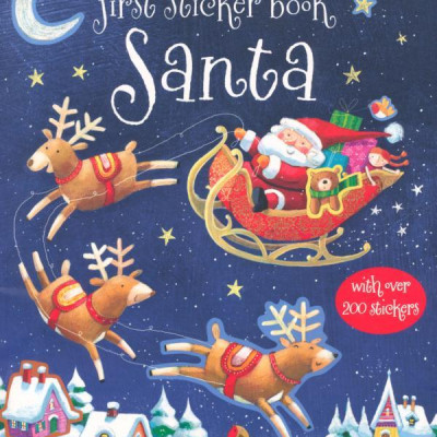 First Sticker Book: Santa